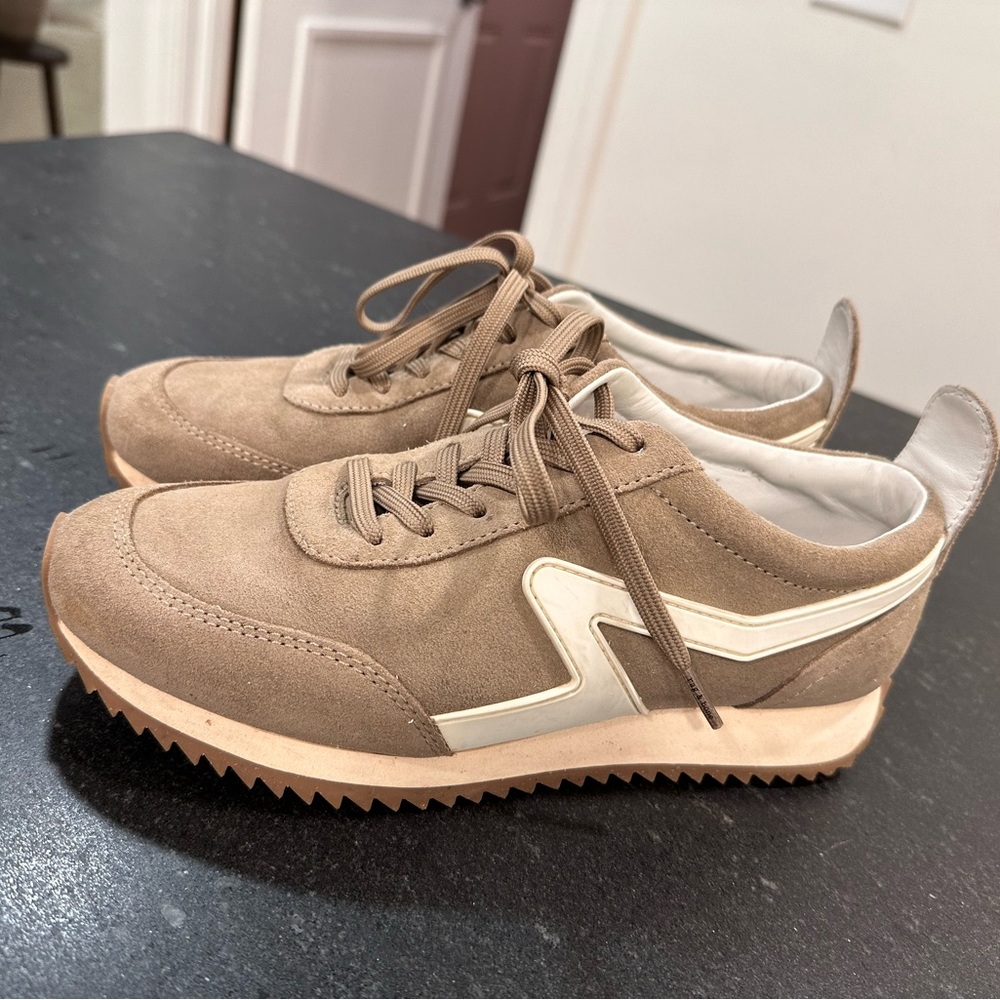 Rag & Bone Retro Runner Sneakers in Tan